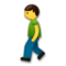 Person Walking emoji on LG
